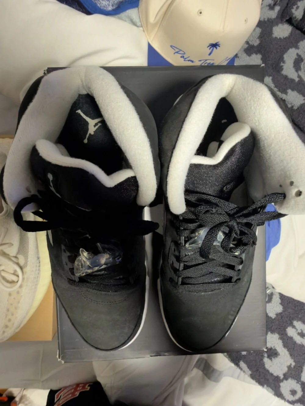 Air Jordan 5 Obsidian Black Used Mens Size 10.5